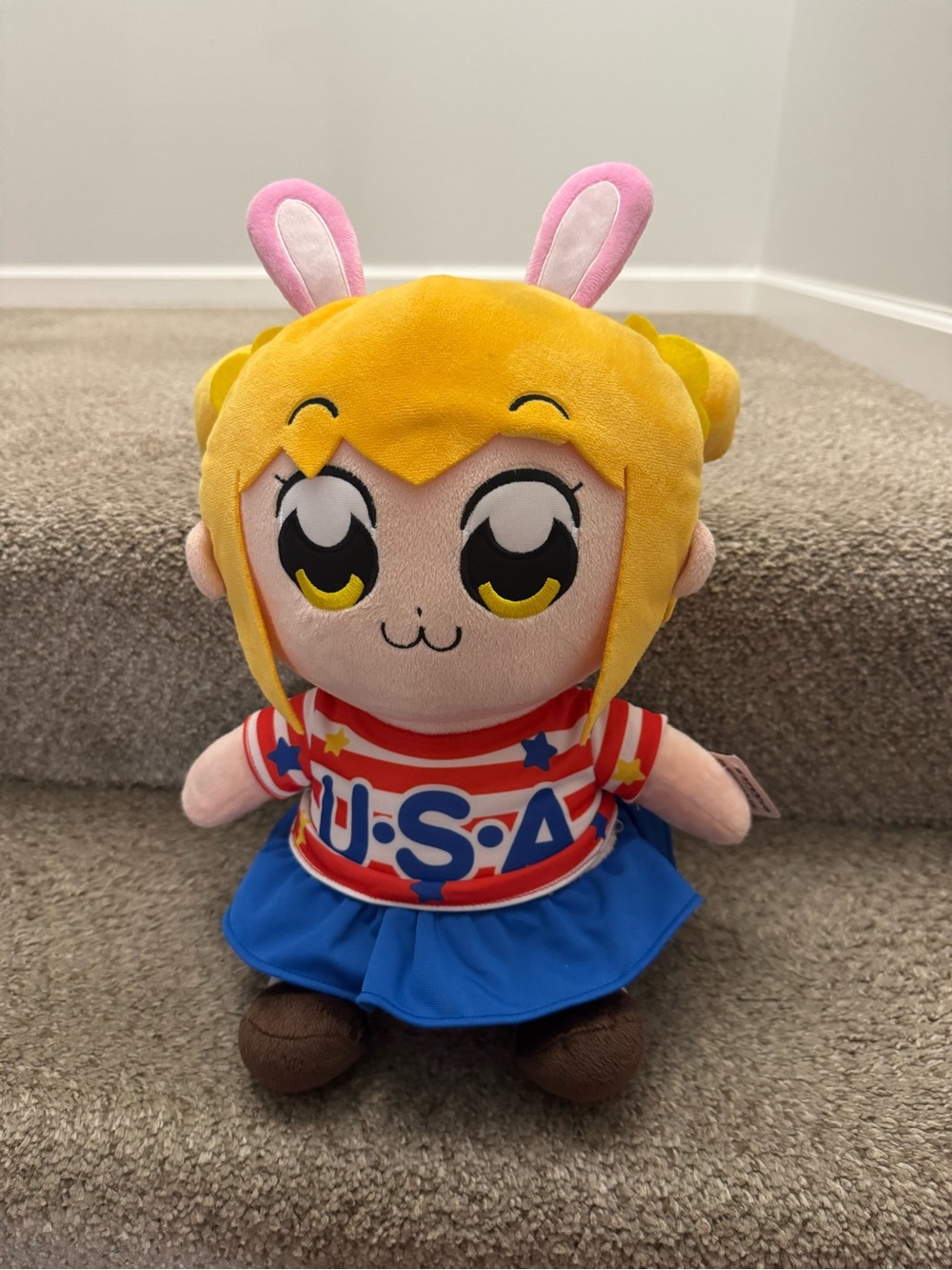 Pop Team Epic MB0311 Takeshobo Popuko USA Taito Plush 12" Toy Doll Japan